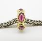 Preview: Five Petals Spacer Granat spark gold - The Palace of Amber